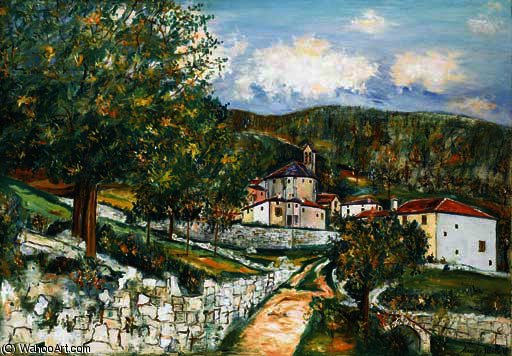 Wikioo.org - The Encyclopedia of Fine Arts - Painting, Artwork by Maurice Utrillo - Pyrénées orientales