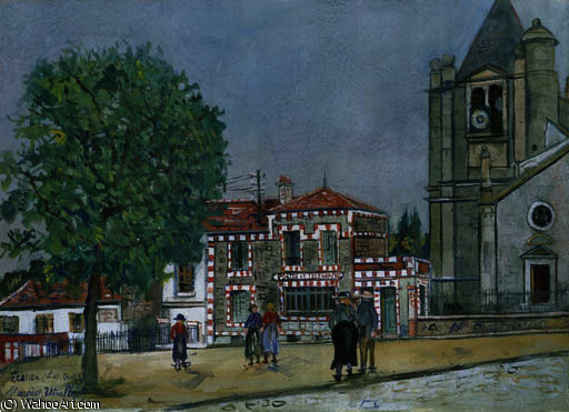 Wikioo.org - The Encyclopedia of Fine Arts - Painting, Artwork by Maurice Utrillo - Seine et oise