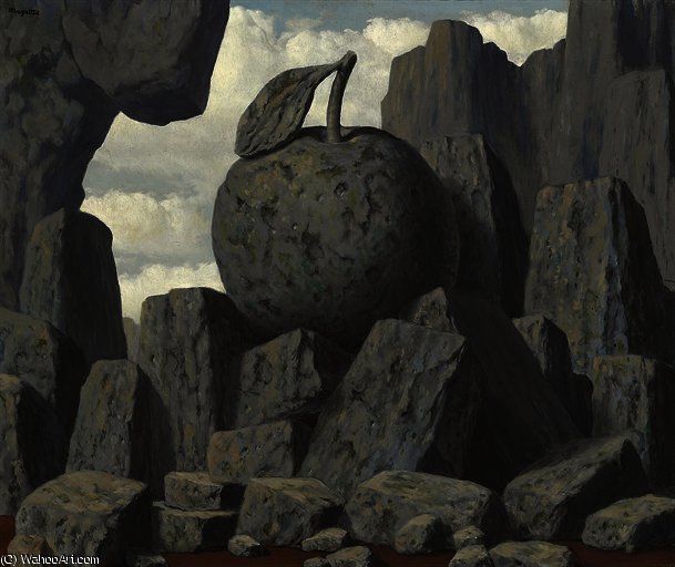 Wikioo.org - The Encyclopedia of Fine Arts - Painting, Artwork by Rene Magritte - La parole donnée