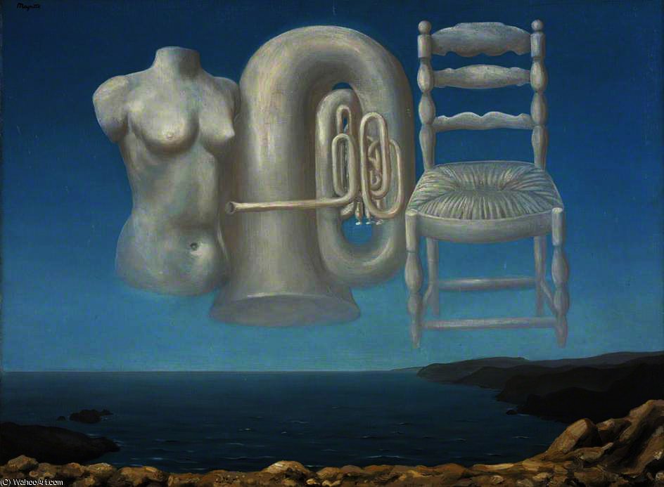 Wikioo.org – La Enciclopedia de las Bellas Artes - Pintura, Obras de arte de Rene Magritte - Le temps menaçant