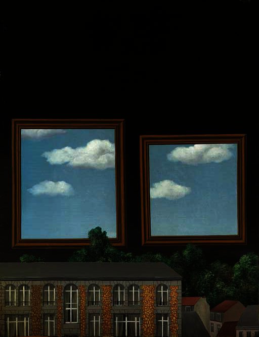 Wikioo.org - The Encyclopedia of Fine Arts - Painting, Artwork by Rene Magritte - The walk of lovers