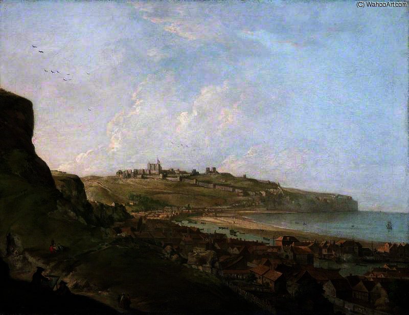 WikiOO.org - Encyclopedia of Fine Arts - Maľba, Artwork Richard Wilson - Dover castle