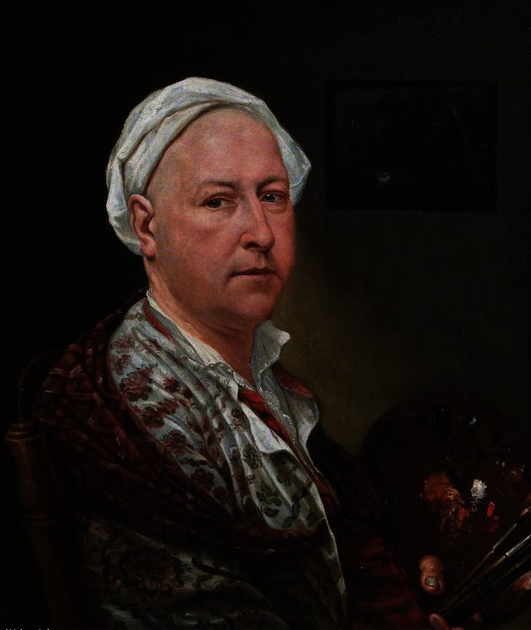 Wikioo.org - The Encyclopedia of Fine Arts - Painting, Artwork by Richard Wilson - Self portrait