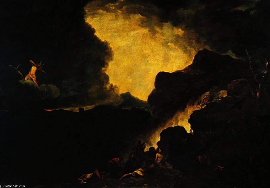 Wikioo.org - The Encyclopedia of Fine Arts - Painting, Artwork by Richard Wilson - The Slaughter of the Children of Niobe