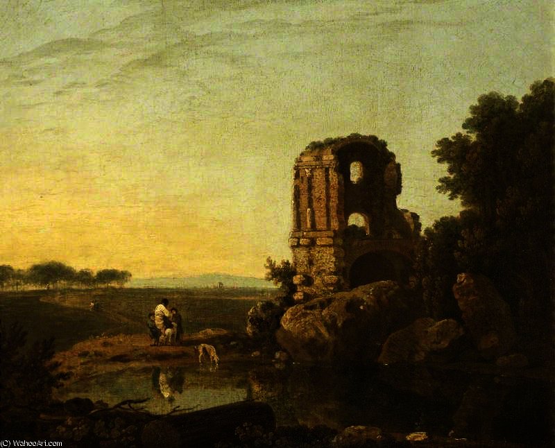 Wikioo.org - The Encyclopedia of Fine Arts - Painting, Artwork by Richard Wilson - View in the Strada Nomentana, Italy