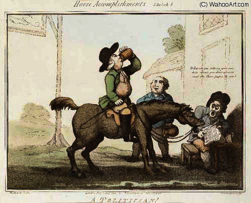 Wikioo.org – L'Encyclopédie des Beaux Arts - Peinture, Oeuvre de Thomas Rowlandson - cheval RÉALISATIONS