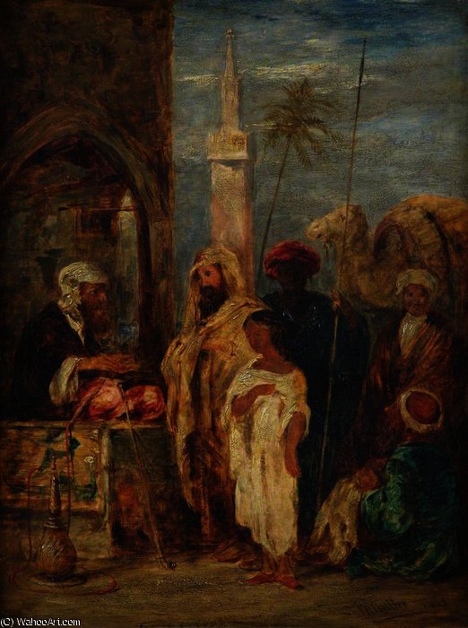 Wikioo.org - The Encyclopedia of Fine Arts - Painting, Artwork by William James Muller - Middle eastern scene