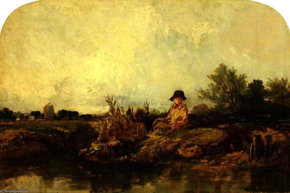 Wikioo.org - The Encyclopedia of Fine Arts - Painting, Artwork by William James Muller - On the Medway