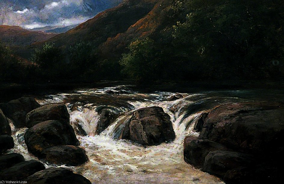 Wikioo.org - The Encyclopedia of Fine Arts - Painting, Artwork by William James Muller - On the River Avon
