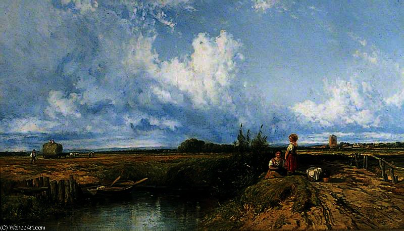 WikiOO.org - Encyclopedia of Fine Arts - Maľba, Artwork William James Muller - Rural scene