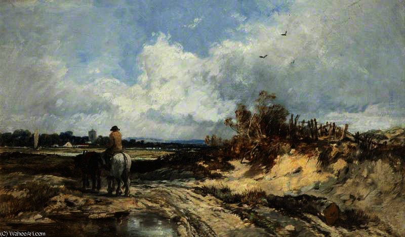 Wikioo.org - The Encyclopedia of Fine Arts - Painting, Artwork by William James Muller - Scene near Whitchurch
