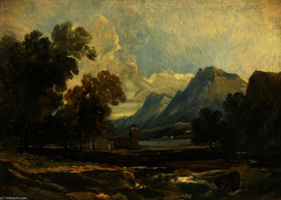 Wikioo.org - The Encyclopedia of Fine Arts - Painting, Artwork by William James Muller - Wassen, switzerland