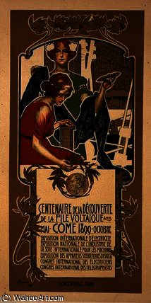 Wikioo.org - Bách khoa toàn thư về mỹ thuật - Vẽ tranh, Tác phẩm nghệ thuật Adolf Hohenstein - Reproduction of a Poster Advertising