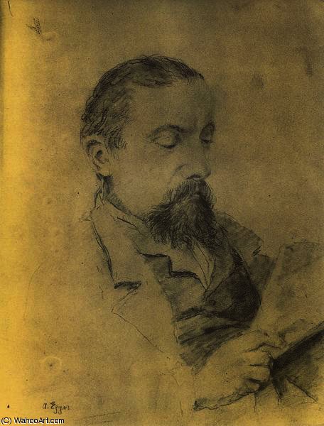 WikiOO.org - Encyclopedia of Fine Arts - Målning, konstverk Albin Egger Lienz - The artist's father, Georg Egger