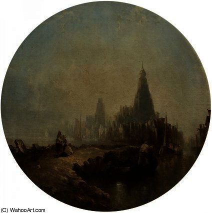 WikiOO.org - Encyclopedia of Fine Arts - Maleri, Artwork Alfred Montague - A misty morning