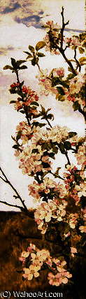 WikiOO.org - Güzel Sanatlar Ansiklopedisi - Resim, Resimler Alfred Parsons - Apple blossom