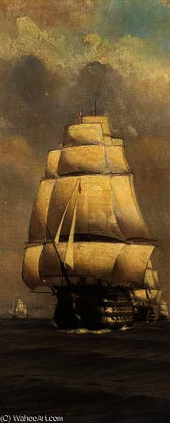 WikiOO.org - Encyclopedia of Fine Arts - Maleri, Artwork Alma Claude Burlton Cull - Nelson and the Royal Navy