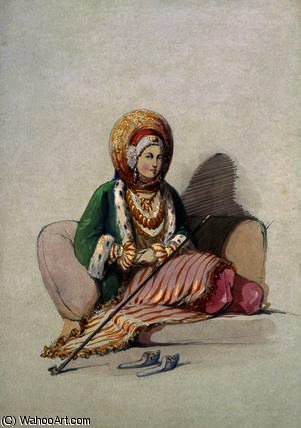 Wikioo.org – L'Enciclopedia delle Belle Arti - Pittura, Opere di Count Amadeo Preziosi - Un Ebraico  donna