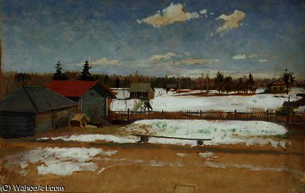 WikiOO.org - Enciclopedia of Fine Arts - Pictura, lucrări de artă Andrei Petrovich Ryabushkin - Tumenev's estate