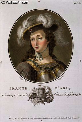 Wikioo.org - The Encyclopedia of Fine Arts - Painting, Artwork by Antoine Louis Francois Sergent Marceau - Portrait of Joan of Arc