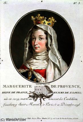 WikiOO.org - Енциклопедія образотворчого мистецтва - Живопис, Картини
 Antoine Louis Francois Sergent Marceau - Portrait of Marguerite of Provence