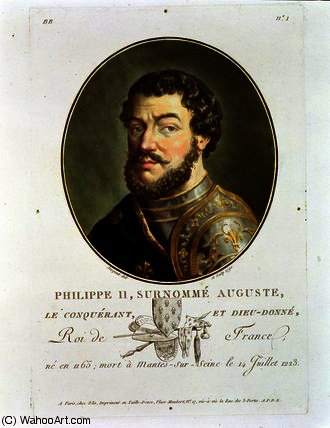 WikiOO.org - Encyclopedia of Fine Arts - Maleri, Artwork Antoine Louis Francois Sergent Marceau - Portrait of Philip II