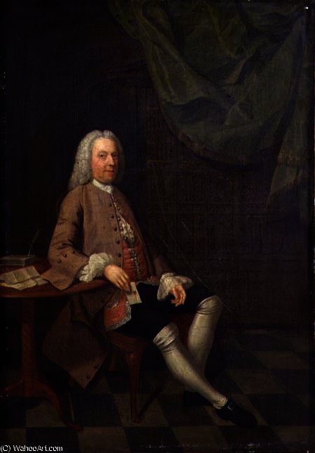 Wikioo.org - The Encyclopedia of Fine Arts - Painting, Artwork by Arthur William Devis - Portrait john orlebar hi