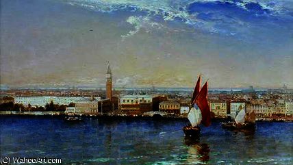 Wikioo.org – La Enciclopedia de las Bellas Artes - Pintura, Obras de arte de Arthur Joseph Meadows - el bacino venecia