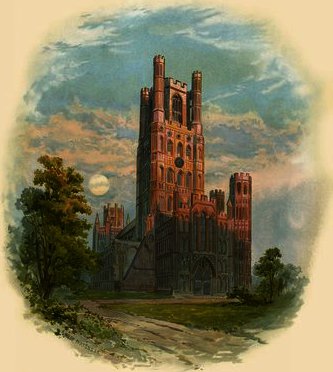 Wikioo.org - The Encyclopedia of Fine Arts - Painting, Artwork by Arthur Wilde Parsons - Ely cathedral