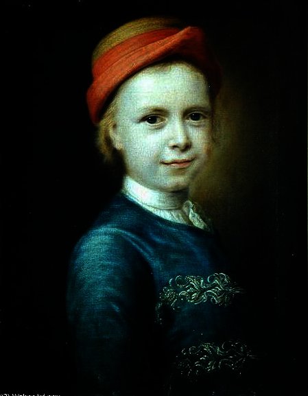 WikiOO.org - Enciclopédia das Belas Artes - Pintura, Arte por Balthasar Denner - Portrait of a Boy