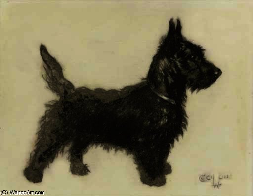 WikiOO.org - אנציקלופדיה לאמנויות יפות - ציור, יצירות אמנות Beatrice Parsons - A little scottie