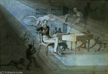 Wikioo.org - The Encyclopedia of Fine Arts - Painting, Artwork by Charles Altamont Doyle - Self portrait