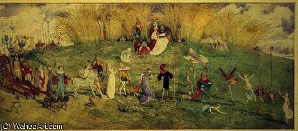 WikiOO.org - Енциклопедія образотворчого мистецтва - Живопис, Картини
 Charles Altamont Doyle - The fairy queen