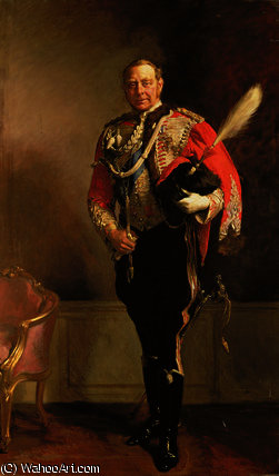 WikiOO.org - Güzel Sanatlar Ansiklopedisi - Resim, Resimler Charles Hazelwood Shannon - Portrait of Hugh Cecil Lowther
