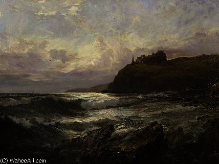 Wikioo.org - The Encyclopedia of Fine Arts - Painting, Artwork by Claude Hayes - Tantallon castle, east lothian