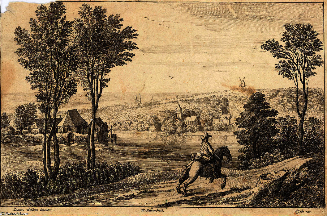 Wikioo.org – L'Enciclopedia delle Belle Arti - Pittura, Opere di Cornelis De Wael - I cavalieri