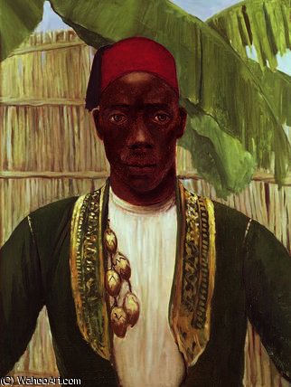Wikioo.org - Bách khoa toàn thư về mỹ thuật - Vẽ tranh, Tác phẩm nghệ thuật Dorothy Tennant - King Mutesa of Buganda, from a photo