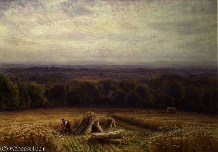 WikiOO.org - Енциклопедія образотворчого мистецтва - Живопис, Картини
 Edmund George Warren - Harvesting