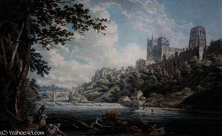 Wikioo.org - The Encyclopedia of Fine Arts - Painting, Artwork by Edward Dayes - Durham cathedral