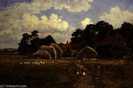 WikiOO.org - Güzel Sanatlar Ansiklopedisi - Resim, Resimler Edward Wilkins Waite - A sussex farm