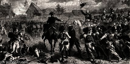 WikiOO.org - Encyclopedia of Fine Arts - Maľba, Artwork Henri Félix Emmanuel Philippoteaux - The Battle of Fleurus