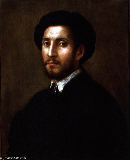 Wikioo.org - สารานุกรมวิจิตรศิลป์ - จิตรกรรม Francesco Foschi - Portrait man aii86813 hi