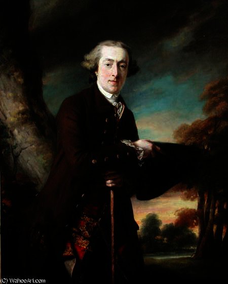 WikiOO.org - אנציקלופדיה לאמנויות יפות - ציור, יצירות אמנות Francis Cotes - Portrait of Charles Colmore