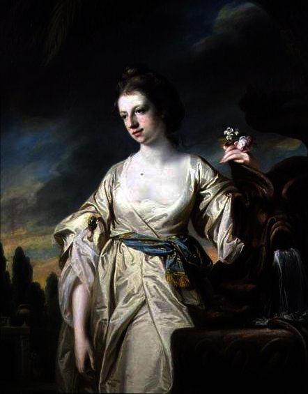 WikiOO.org - Encyclopedia of Fine Arts - Malba, Artwork Francis Cotes - Portrait of Mrs Richard Miles