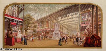 WikiOO.org - אנציקלופדיה לאמנויות יפות - ציור, יצירות אמנות George Baxter - The Exhibition at the Crystal Palace
