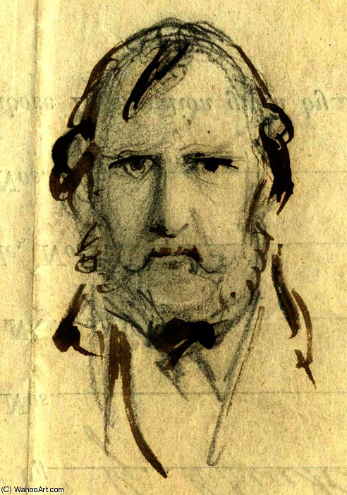 WikiOO.org - Enciklopedija dailės - Tapyba, meno kuriniai George Cruikshank - Self portrait
