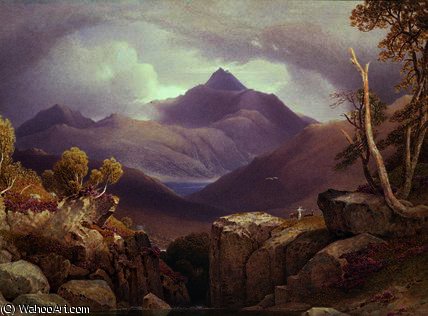 Wikioo.org - The Encyclopedia of Fine Arts - Painting, Artwork by George Fennel Robson - Ben lomond