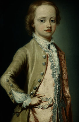 WikiOO.org - Encyclopedia of Fine Arts - Målning, konstverk George Knapton - Portrait of the Hon. William Napier,