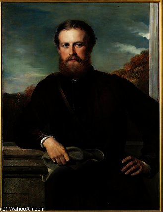 Wikioo.org - Bách khoa toàn thư về mỹ thuật - Vẽ tranh, Tác phẩm nghệ thuật George Richmond - Portrait of John Scott