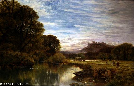WikiOO.org - Енциклопедія образотворчого мистецтва - Живопис, Картини
 George Vicat Cole - View of Windsor Castle
